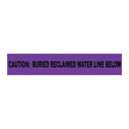 Nmc Caution Buried Reclaimed Water Line ND6 PRW